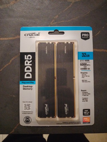 Mémoire ram crucial pro - -,