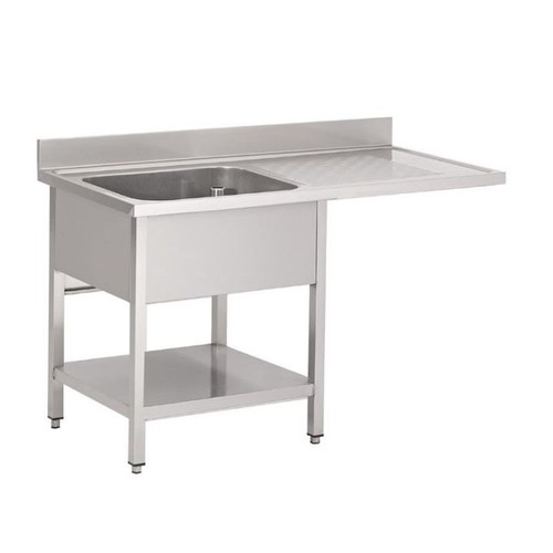 Plonge inox évier gauche - 1, à