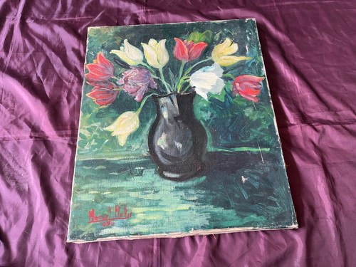 Tableau ancien vase de - vase,
