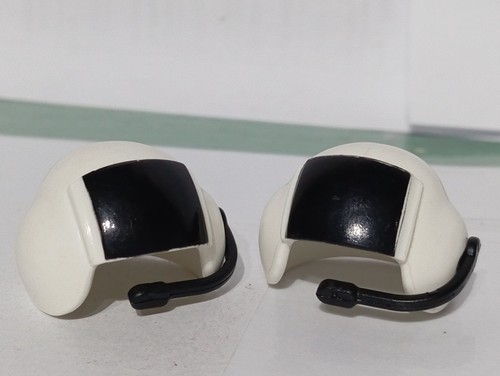 Playmobil casques pilote - x2,