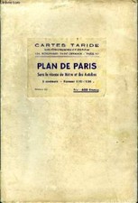 Cartes Taride Plan de Paris