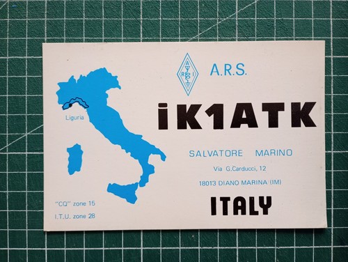 Br0368 carte radio - carte, qsl