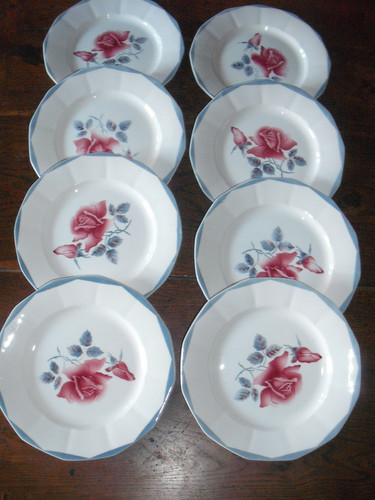Lot assiettes plates - lot, 8
