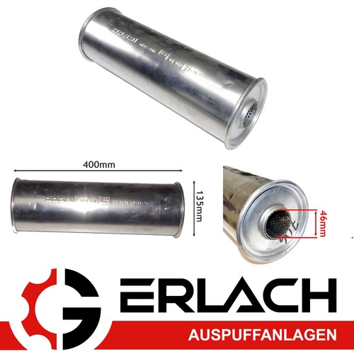 Silencieux universel inox - silencieux,