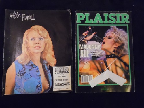 Magazines plaisir madonna - x2,