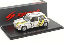 RENAULT 5 GT TURBO #19 MONTE CARLO 1989 OREILLE THIMONIER SPARK S5565 1:43 RALLY