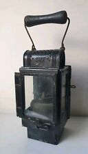 Ancienne lampe metier cheminot albert butin lanterne wagon 1920 train gare
