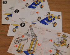 manuel NOTICE schéma MECCANO boite 2-3 camion GRUE moulin VOITURE train AVION