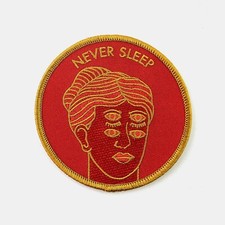 Never Sleep Iron-On Patch