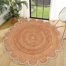 Tapis rond en jute nouveau
