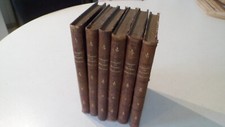 Livres reliés anciens OEUVRES COMPLETES d'Alphonse Daudet 6 volumes