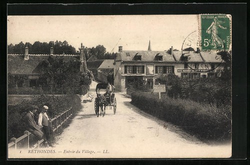 Cpa rethondes entrée - cpa,