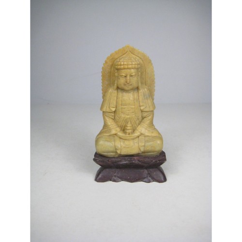 Buddha statue soapstone - statue,
