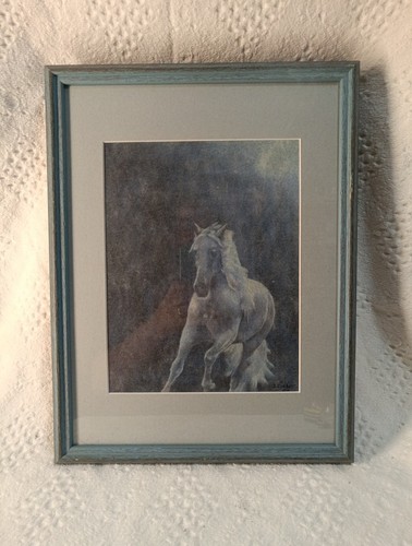 Pastel encadré signe - pastel,