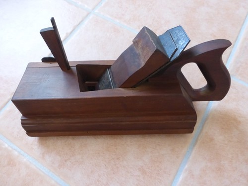 Ancien rabot bois - bois, avec