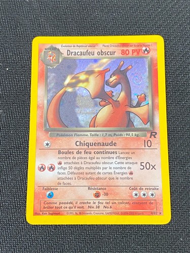 Carte pokémon dracaufeu - carte,