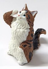 Mini figurine chat de la forêt norvégienne "Salute ~Cat~"