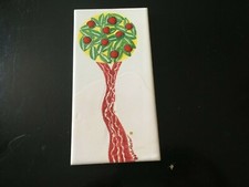 céramique murale faïence peinte signée raku cordoba espagne contemporain arbre