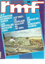 RMF N° 215 2e EXPO DU MODELE REDUIT / MOTRICES LIMA / COUPLAGE BALLAST HO