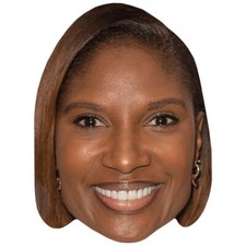 Denise Lewis (Bob) Big Head. Masque plus grand que nature.