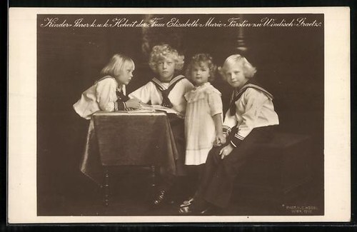 Carte postale enfants - , de