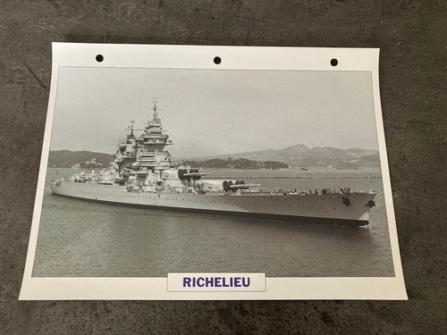 Carte fiche navires guerre - carte,