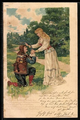 Lithographie waldfest - lithographie,