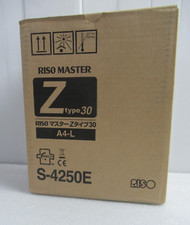 RISO MASTER Z TYPE 30 S-4250E LOT DE 2 ROULEAUX POUR EZ 200/300 RZ 200/300