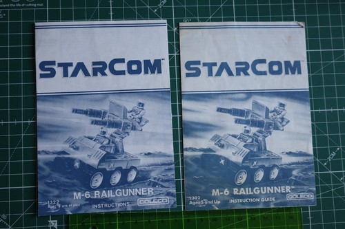 Starcom railgunner coleco - starcom, m-6