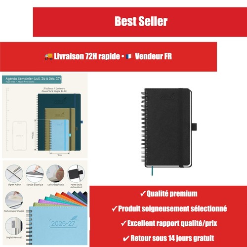 Agenda semainier bezend - a6,
