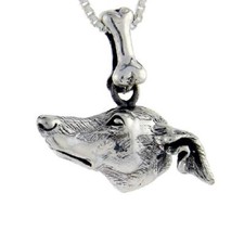 Argent Sterling Chien Lévrier
