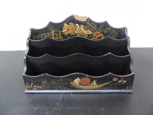 Porte courrier japonisant - courrier,