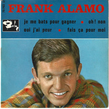 disque vinyle 45 tours  EP Frank Alamo Je me bats pour gagner 