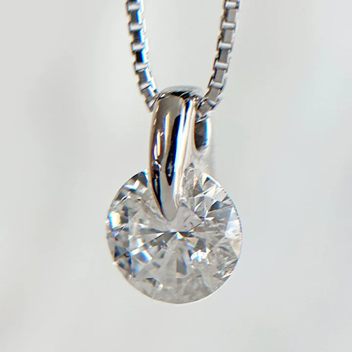 Collier goutte solitaire - collier,