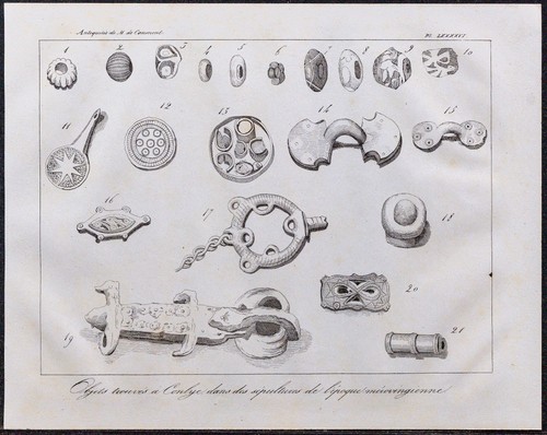 1841 mérovingiens parures - 1841,