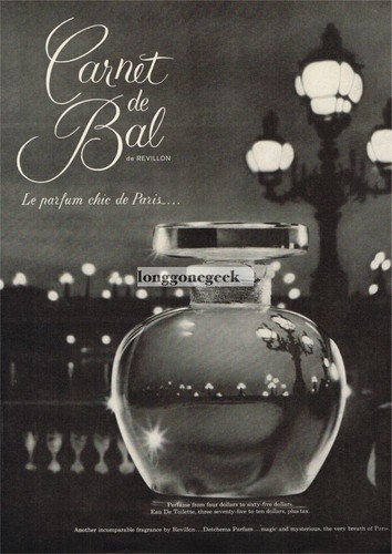 1960 revillon carnet - 1960, bal