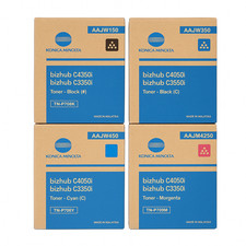 Konica Minolta bizhub C4050i C3350i | Lot 4 Toners TN-P709 | Cyan, Magenta, Yell
