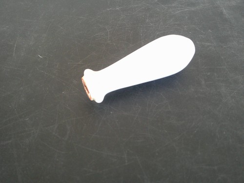 Poignee porcelaine blanche - en,