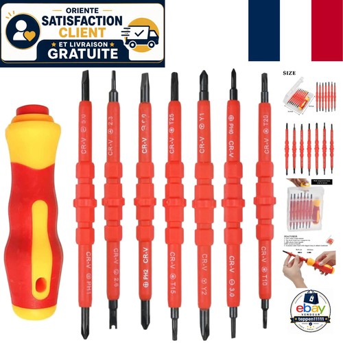Set tournevis isolés - set,