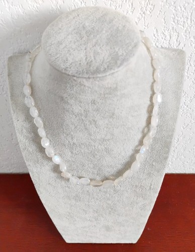 Collier perles pierre - collier,