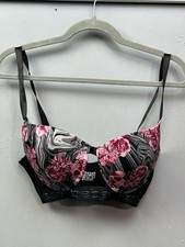 Bebe Bra Womens 34DD Black