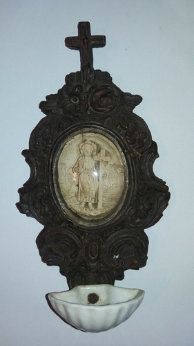 Bénitier ancien xixième - bénitier,