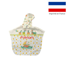 Poncho de bain motif animaux en vacances - Personnalisable