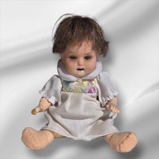 Antique Rare Heubach Bisque Baby Doll marked 320-2/0 Germany sleepy eyes, 6in