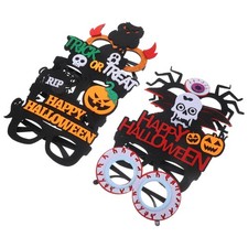  8 Pcs Lunettes Rigolotes Drole D'Halloween Accessoires De Photographie