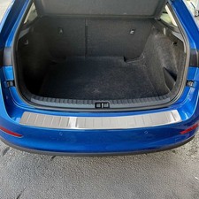 Protection seuil coffre pare-chocs pour Skoda Scala 2019-2024 inox Brossé