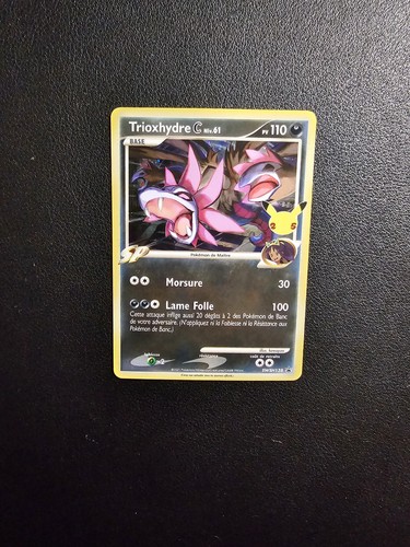 Carte pokémon trioxhydre - carte,