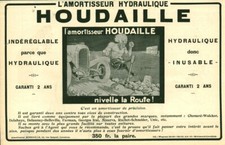 Publicité ancienne voiture