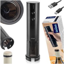 NEUF Tire-bouchon électrique USB C 195cm noir inox décapsuleur