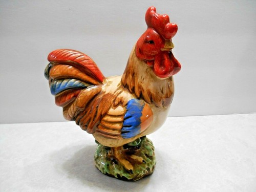 Vintage ceramic chicken - ceramic,